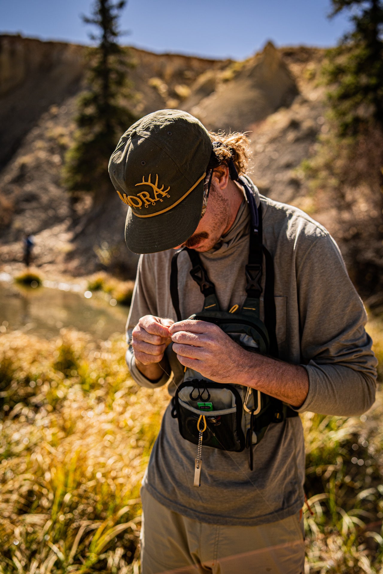 Antler Rope Cap (OD Green/Gold)